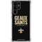 NFL New Orleans Saints Team Motto Galaxy S24 Ultra Clear Case