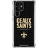 NFL New Orleans Saints Team Motto Galaxy S24 Ultra Clear Case