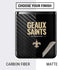 NFL New Orleans Saints Team Motto Galaxy Z Flip Skin