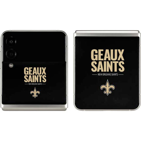 NFL New Orleans Saints Team Motto Galaxy Z Flip3 5G Skin
