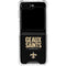 NFL New Orleans Saints Team Motto Galaxy Z Flip5 5G Clear Case