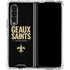 NFL New Orleans Saints Team Motto Galaxy Z Fold4 5G Clear Case