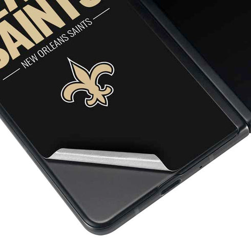 NFL New Orleans Saints Team Motto Galaxy Z Fold4 5G Skin