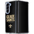 NFL New Orleans Saints Team Motto Galaxy Z Fold5 5G Clear Case