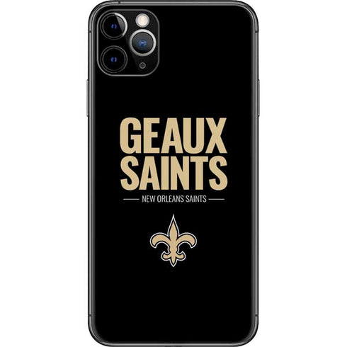 NFL New Orleans Saints Team Motto iPhone 11 Pro Max Skin