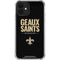 NFL New Orleans Saints Team Motto iPhone 12 Clear Case