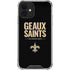 NFL New Orleans Saints Team Motto iPhone 12 Clear Case