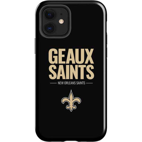 NFL New Orleans Saints Team Motto iPhone 12 Impact Case