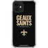 NFL New Orleans Saints Team Motto iPhone 12 Mini Clear Case