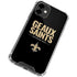 NFL New Orleans Saints Team Motto iPhone 12 Mini Clear Case
