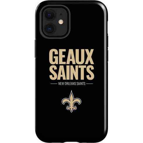 NFL New Orleans Saints Team Motto iPhone 12 Mini Impact Case