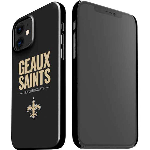 NFL New Orleans Saints Team Motto iPhone 12 Mini Lite Case