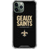 NFL New Orleans Saints Team Motto iPhone 12 Pro Clear Case