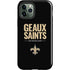 NFL New Orleans Saints Team Motto iPhone 12 Pro Impact Case