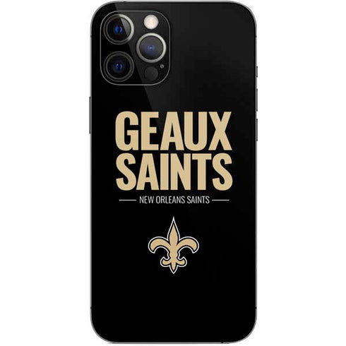 NFL New Orleans Saints Team Motto iPhone 12 Pro Max Skin