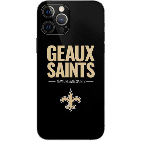 NFL New Orleans Saints Team Motto iPhone 12 Pro Skin