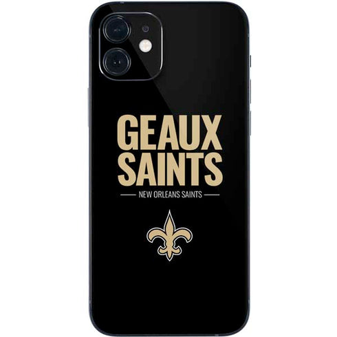 NFL New Orleans Saints Team Motto iPhone 12 Skin