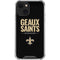 NFL New Orleans Saints Team Motto iPhone 13 Mini Clear Case