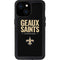 NFL New Orleans Saints Team Motto iPhone 13 Mini Waterproof Case
