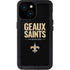 NFL New Orleans Saints Team Motto iPhone 13 Mini Waterproof Case