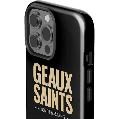 NFL New Orleans Saints Team Motto iPhone 13 Pro Max Impact Case