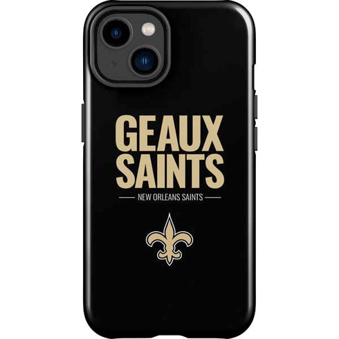 NFL New Orleans Saints Team Motto iPhone 14 Plus Impact Case