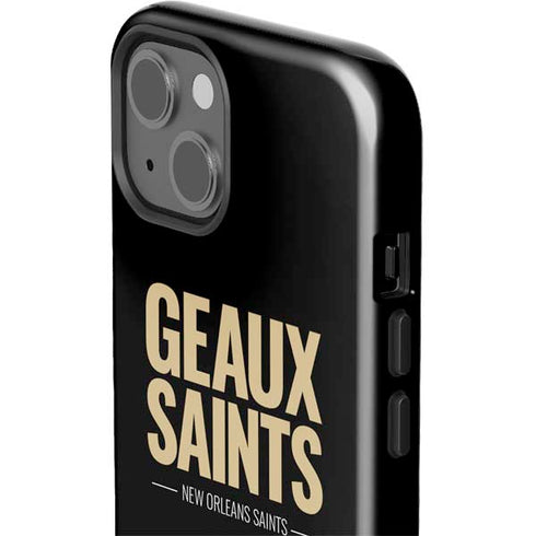 NFL New Orleans Saints Team Motto iPhone 15 Impact Case