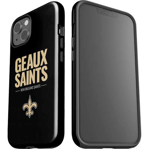 NFL New Orleans Saints Team Motto iPhone 15 Impact Case