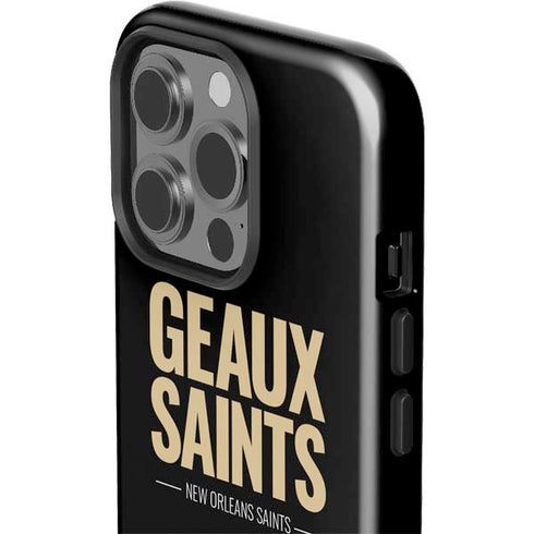 NFL New Orleans Saints Team Motto iPhone 15 Pro Impact Case