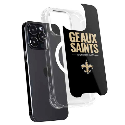 NFL New Orleans Saints Team Motto iPhone 15 Pro Max MagSafe Case