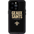 NFL New Orleans Saints Team Motto iPhone 14 Pro Waterproof Case