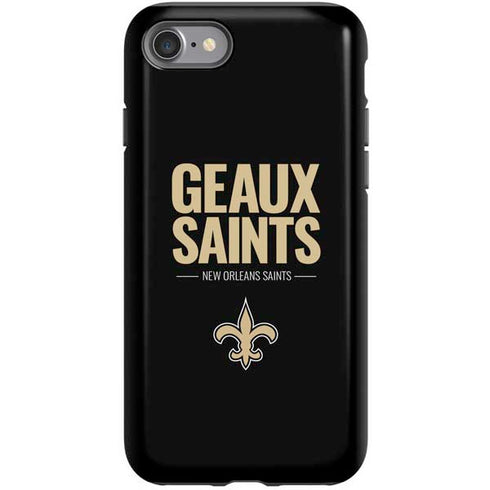 NFL New Orleans Saints Team Motto iPhone SE (2nd & 3rd Gen) Pro Case
