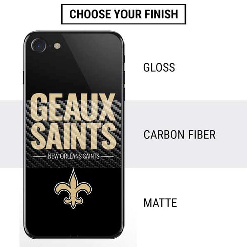 NFL New Orleans Saints Team Motto iPhone SE (2nd & 3rd Gen) Skin