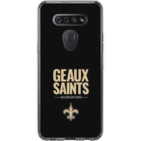 NFL New Orleans Saints Team Motto LG K51/Q51 Clear Case