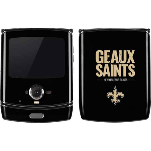 NFL New Orleans Saints Team Motto Motorola RAZR Skin