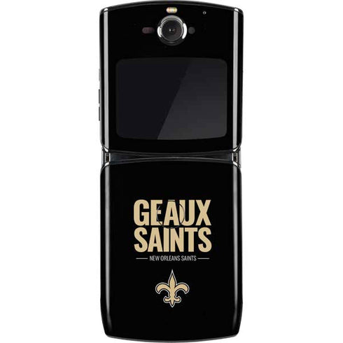 NFL New Orleans Saints Team Motto Motorola RAZR Skin