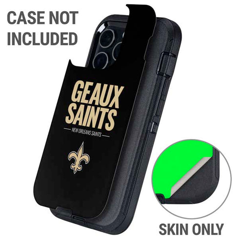 NFL New Orleans Saints Team Motto Otterbox Defender iPhone Skin