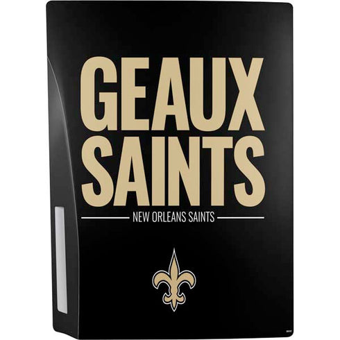 NFL New Orleans Saints Team Motto PS5 Console Skin