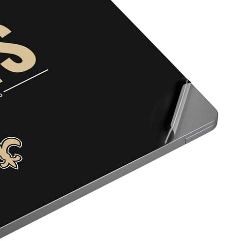 NFL New Orleans Saints Team Motto Universal Laptop 16.6in (13.4 x 9.7in) Skin