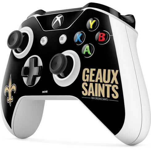 NFL New Orleans Saints Team Motto Xbox One S Controller Skin