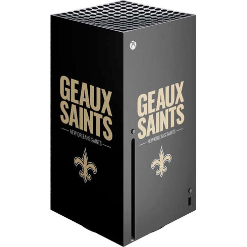 NFL New Orleans Saints Team Motto Xbox Series X Console Skin