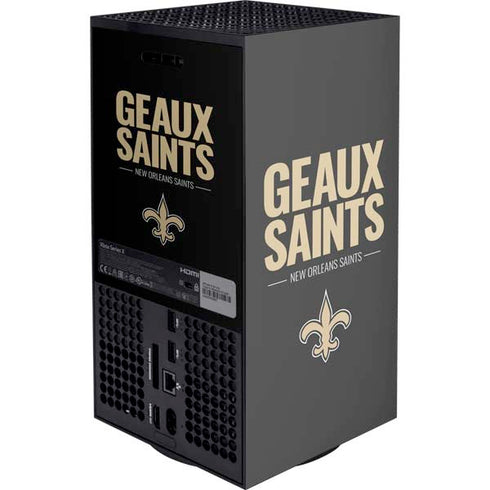 NFL New Orleans Saints Team Motto Xbox Series X Console Skin
