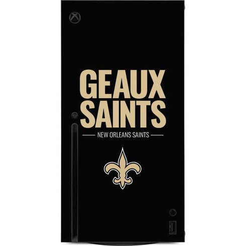 NFL New Orleans Saints Team Motto Xbox Series X Console Skin
