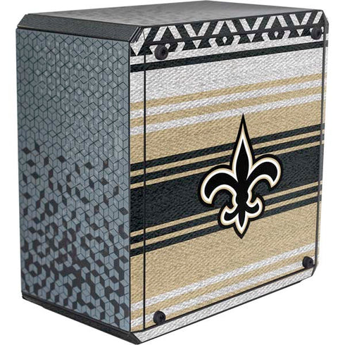 NFL New Orleans Saints Trailblazer Cooler Master MasterBox Q300L Mini Tower Skin