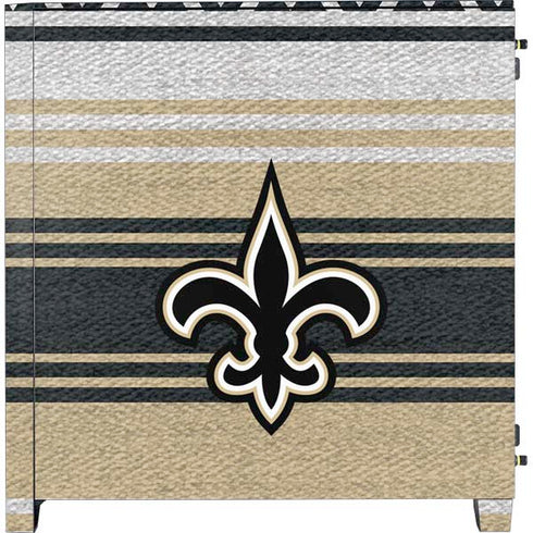 NFL New Orleans Saints Trailblazer Corsair 4000D Tempered Glass Mid-Tower ATX Case Skin