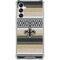 NFL New Orleans Saints Trailblazer Galaxy A14 5G Clear Case