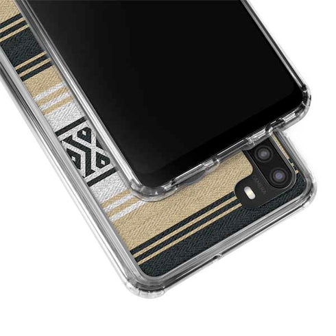 NFL New Orleans Saints Trailblazer Galaxy A21 Clear Case