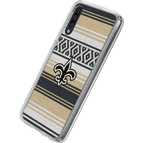 NFL New Orleans Saints Trailblazer Galaxy A50 Clear Case