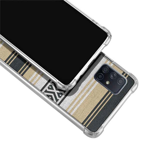 NFL New Orleans Saints Trailblazer Galaxy A51 5G Clear Case