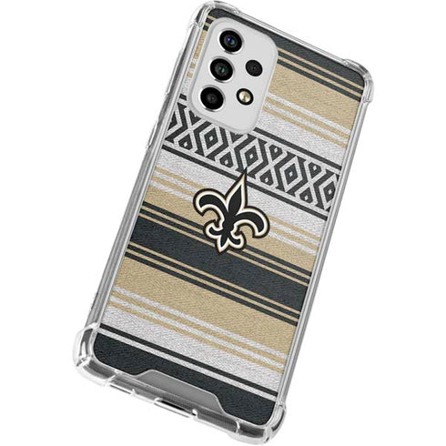 NFL New Orleans Saints Trailblazer Galaxy A53 5G Clear Case